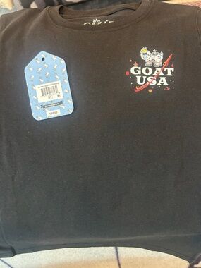 GOAT USA Black Boys Graphic Tee